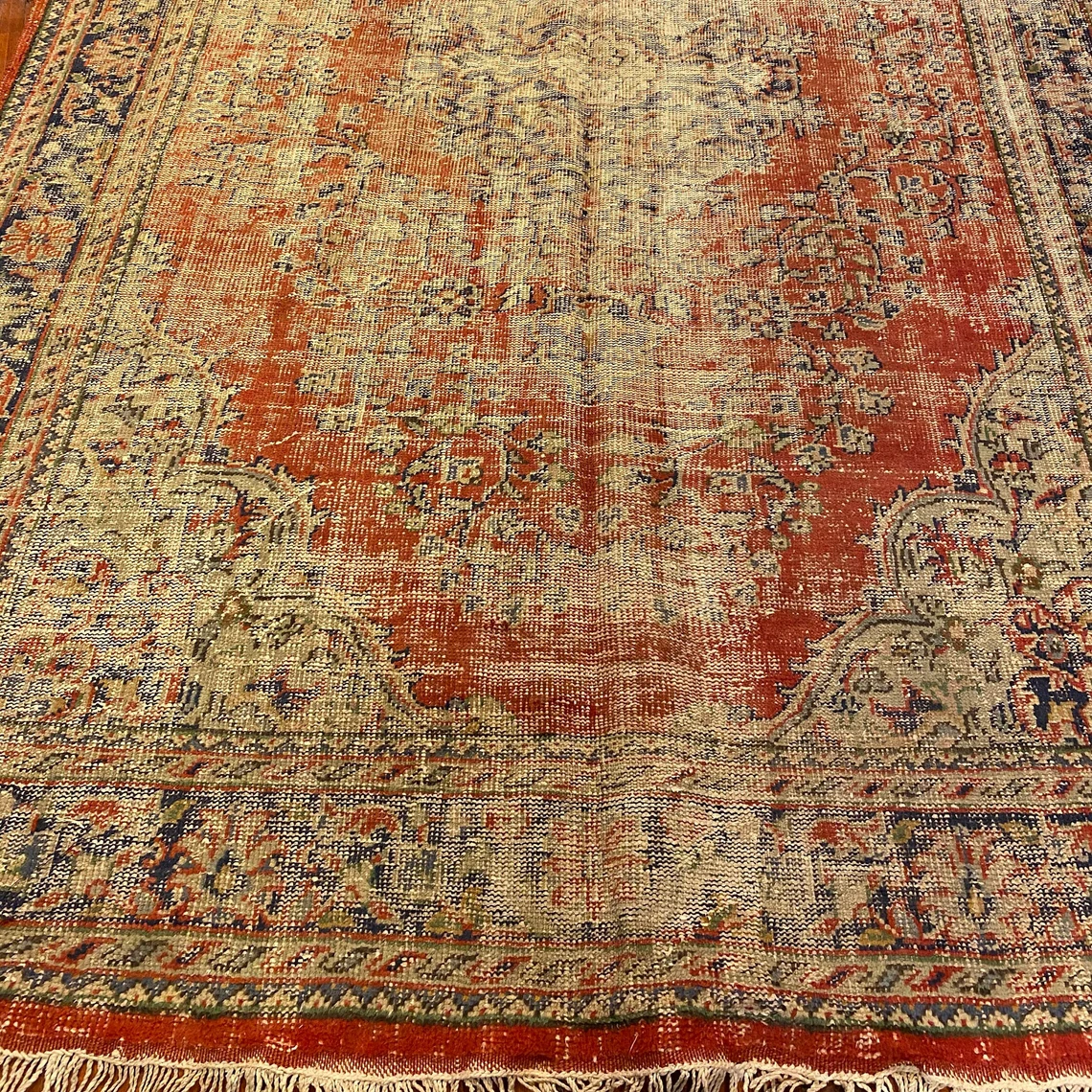 Vintage Handmade Turkish Oushak Rugs: Oversized Elegance for Your Home - Image 3
