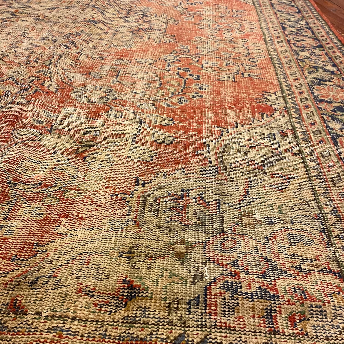 Vintage Handmade Turkish Oushak Rugs: Oversized Elegance for Your Home - Image 8