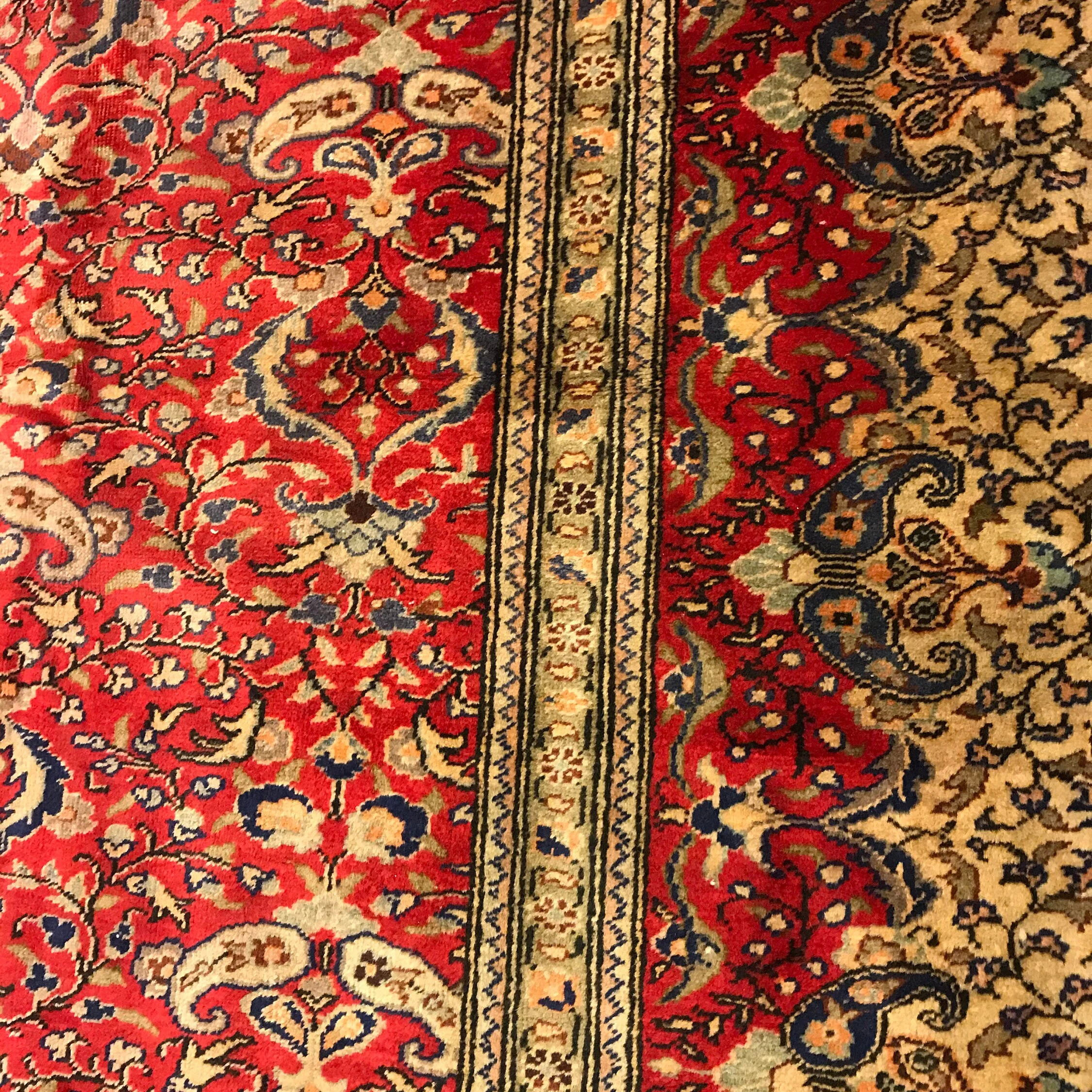 Red Oversize Carpet/Handmade Turkish rugs/for your Home - Image 3