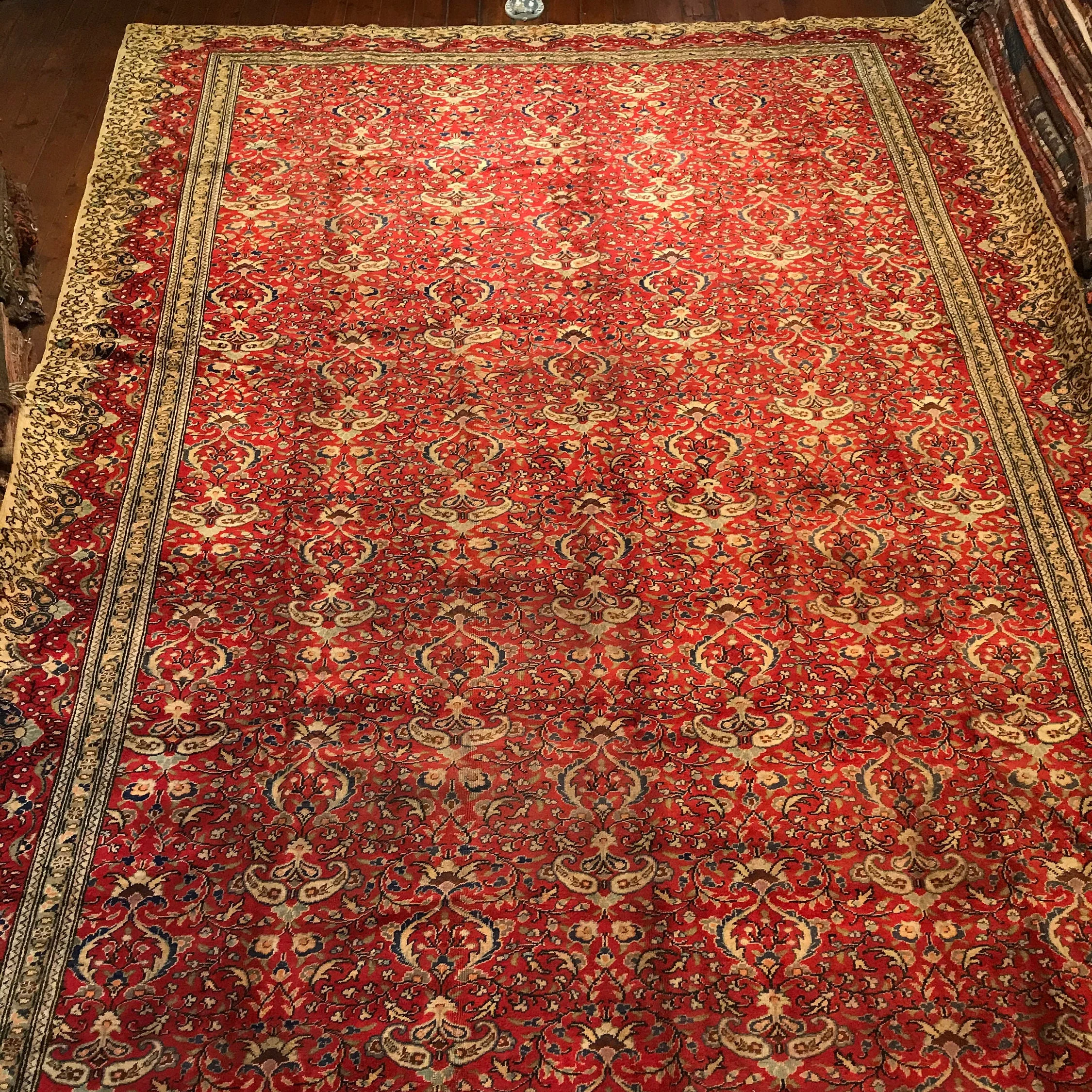 Red Oversize Carpet/Handmade Turkish rugs/for your Home - Image 5